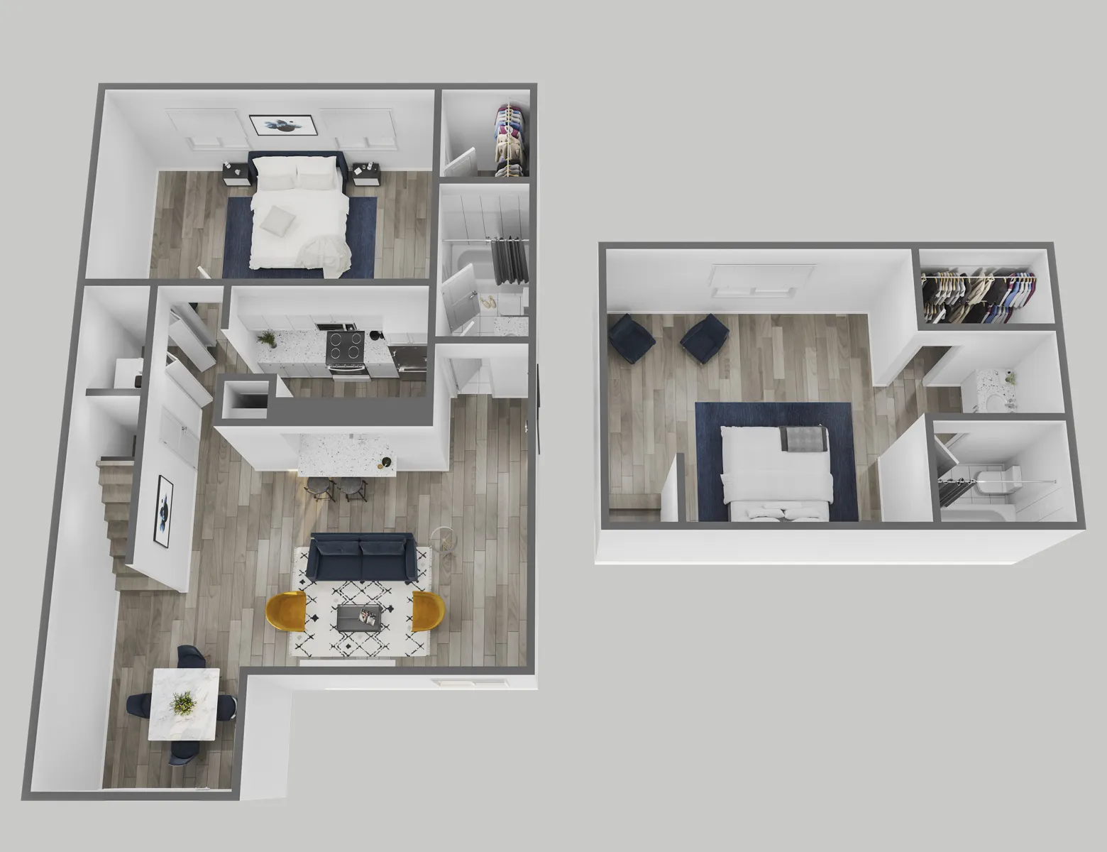 Village Oaks 2 bedroom floor plan