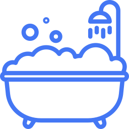 1-2 Bathrooms Available Icon